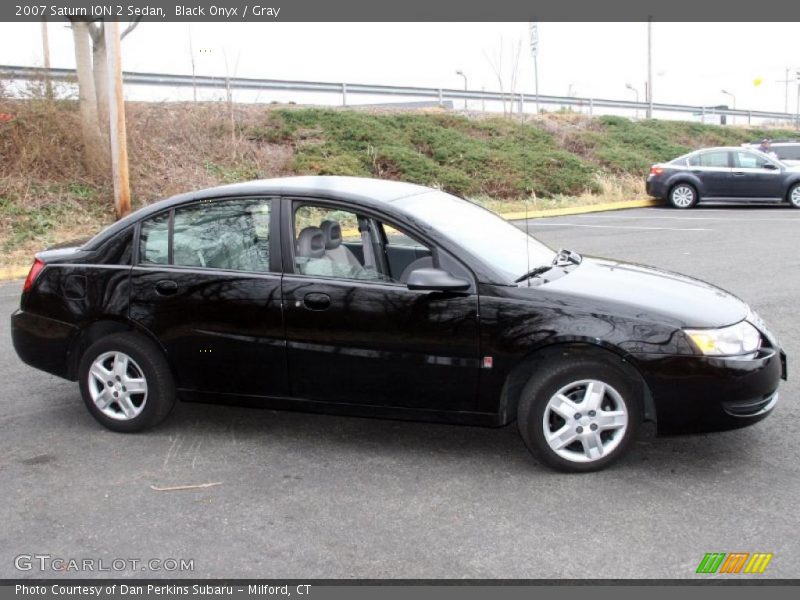 Black Onyx / Gray 2007 Saturn ION 2 Sedan