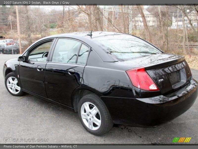 Black Onyx / Gray 2007 Saturn ION 2 Sedan