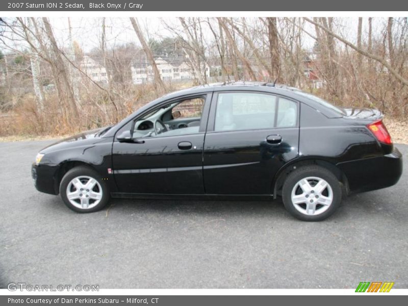 Black Onyx / Gray 2007 Saturn ION 2 Sedan