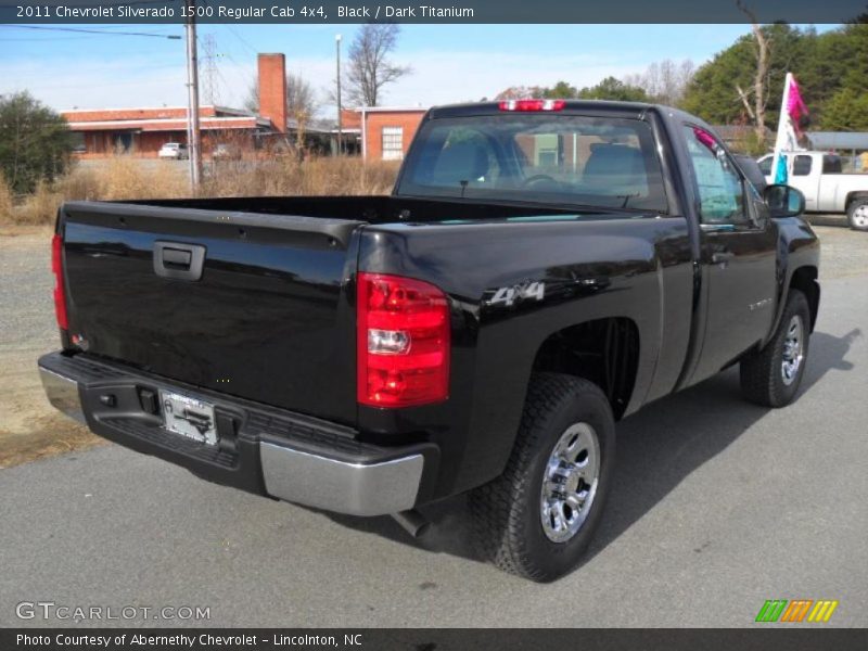 Black / Dark Titanium 2011 Chevrolet Silverado 1500 Regular Cab 4x4