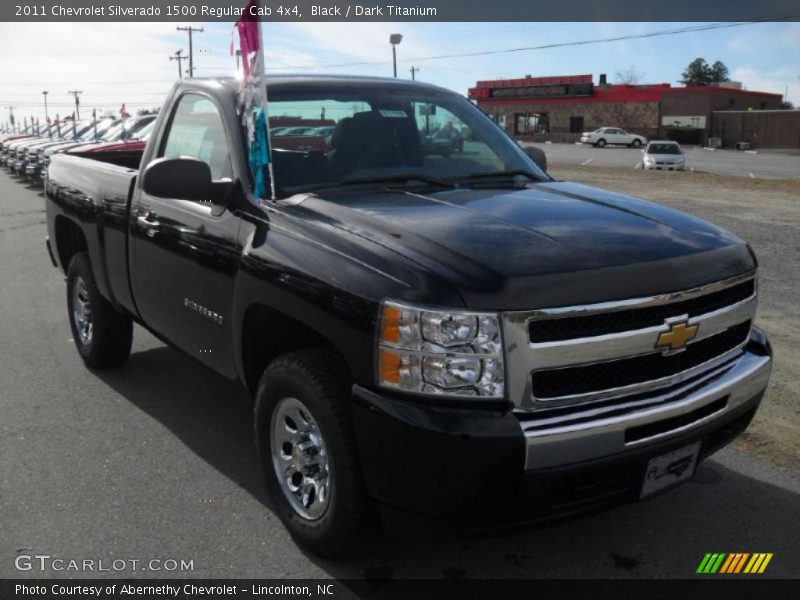 Black / Dark Titanium 2011 Chevrolet Silverado 1500 Regular Cab 4x4