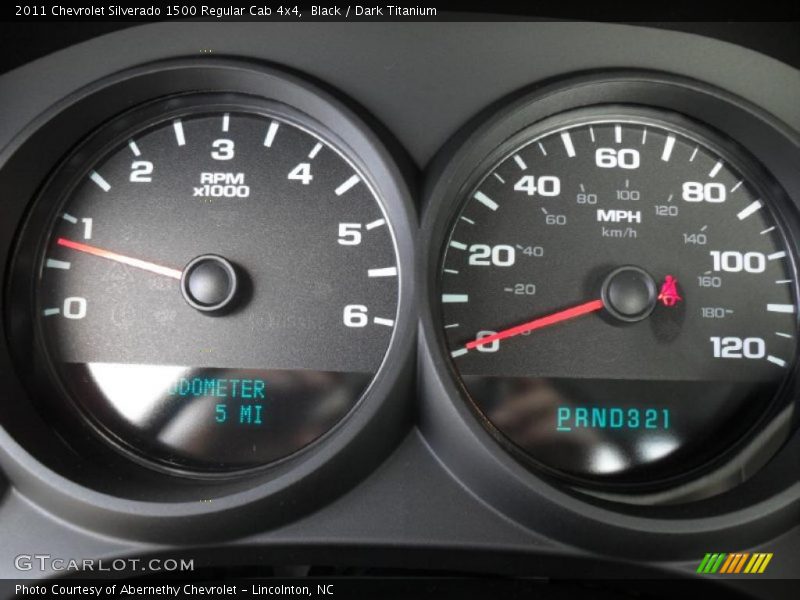 Black / Dark Titanium 2011 Chevrolet Silverado 1500 Regular Cab 4x4