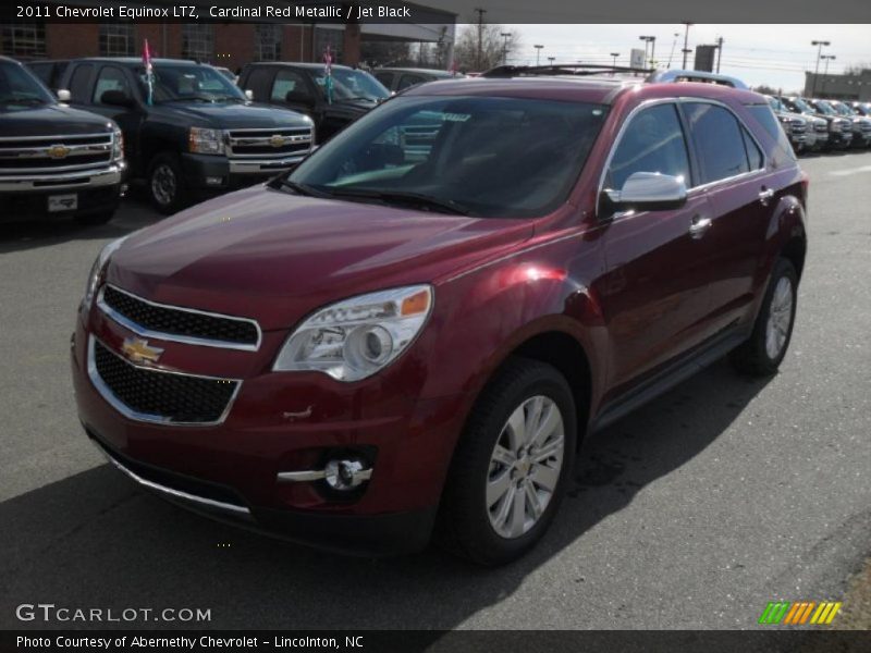 Cardinal Red Metallic / Jet Black 2011 Chevrolet Equinox LTZ