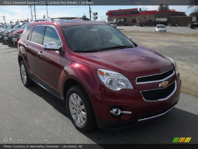 Cardinal Red Metallic / Jet Black 2011 Chevrolet Equinox LTZ