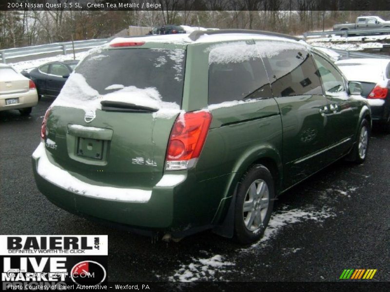 Green Tea Metallic / Beige 2004 Nissan Quest 3.5 SL