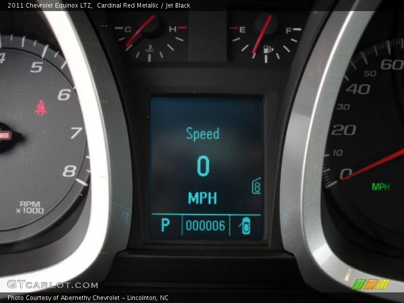 Cardinal Red Metallic / Jet Black 2011 Chevrolet Equinox LTZ