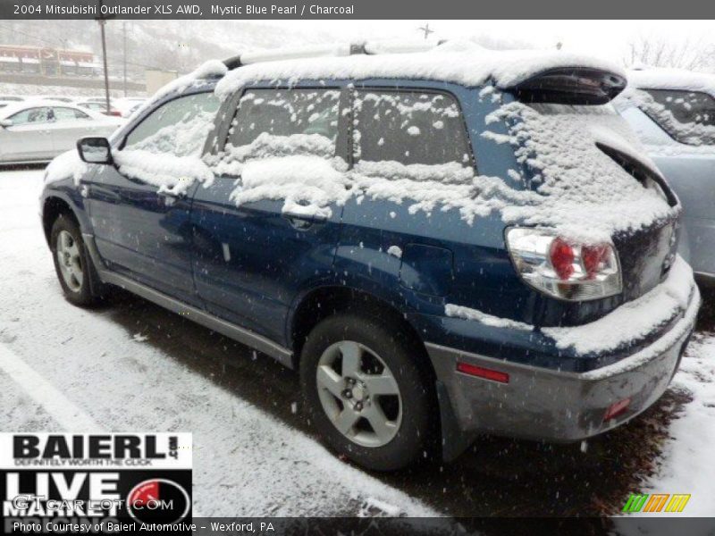 Mystic Blue Pearl / Charcoal 2004 Mitsubishi Outlander XLS AWD
