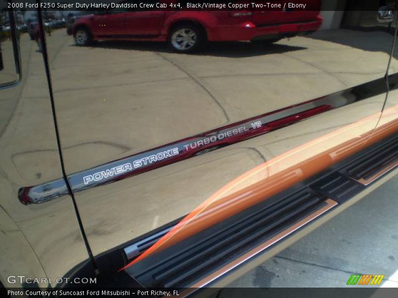 Black/Vintage Copper Two-Tone / Ebony 2008 Ford F250 Super Duty Harley Davidson Crew Cab 4x4