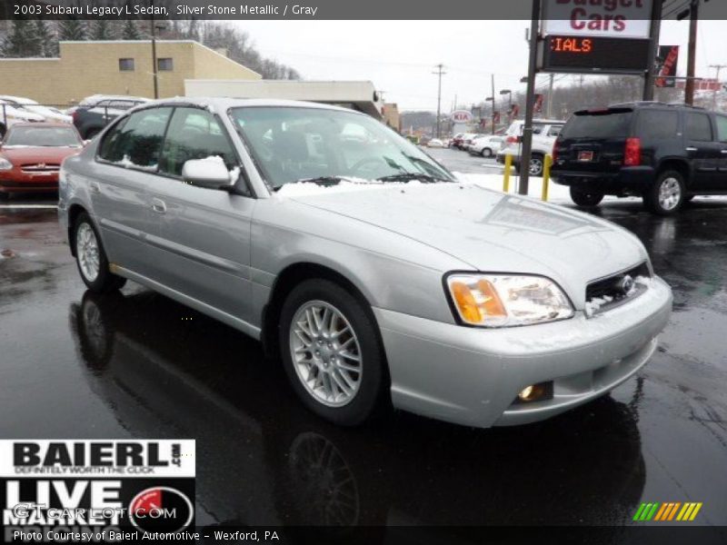 Silver Stone Metallic / Gray 2003 Subaru Legacy L Sedan