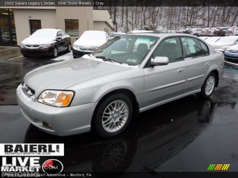 Silver Stone Metallic / Gray 2003 Subaru Legacy L Sedan