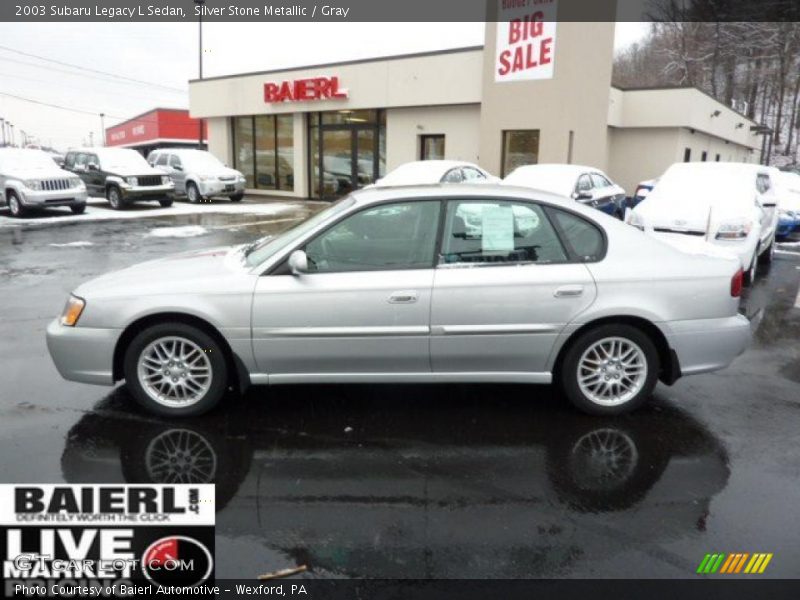 Silver Stone Metallic / Gray 2003 Subaru Legacy L Sedan