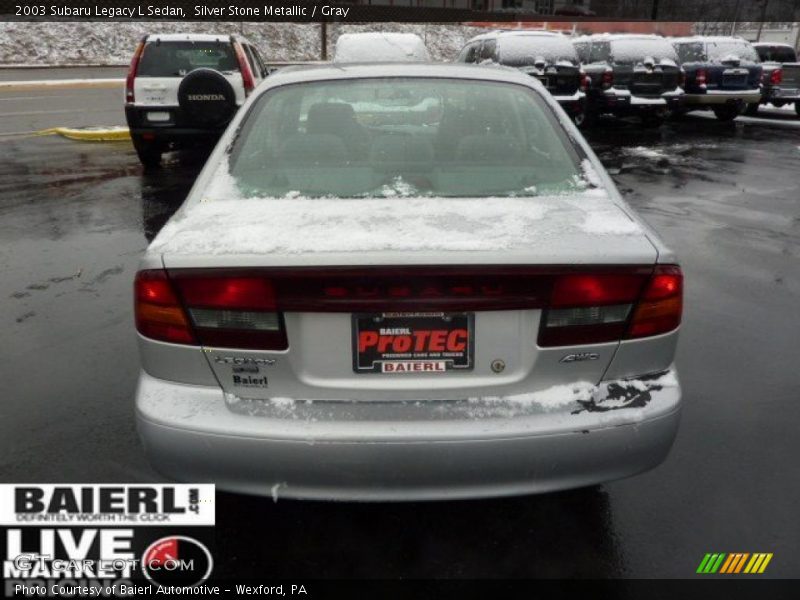 Silver Stone Metallic / Gray 2003 Subaru Legacy L Sedan