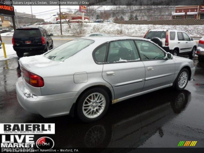 Silver Stone Metallic / Gray 2003 Subaru Legacy L Sedan