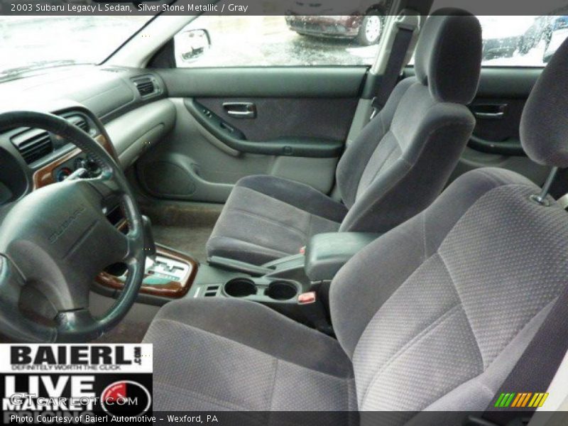 Silver Stone Metallic / Gray 2003 Subaru Legacy L Sedan