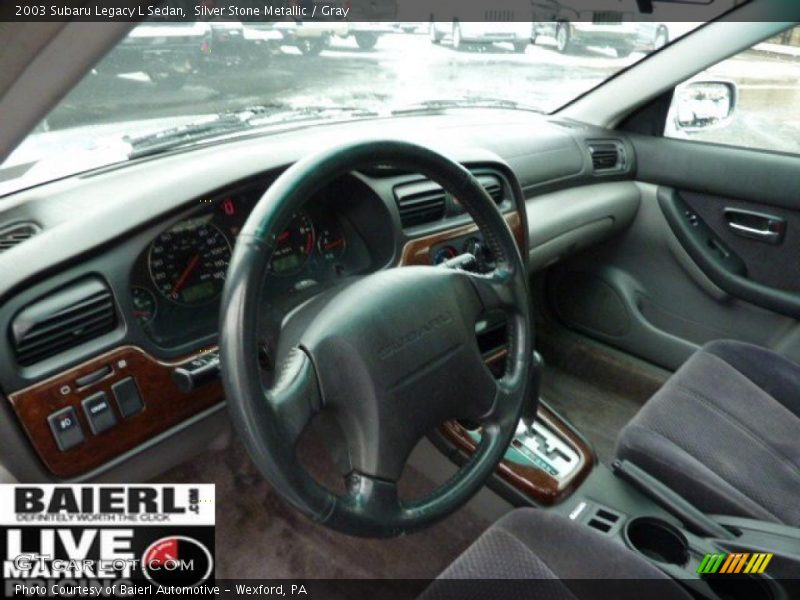 Silver Stone Metallic / Gray 2003 Subaru Legacy L Sedan
