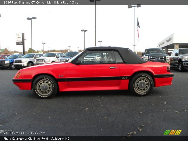  1986 Mustang GT Convertible Bright Red