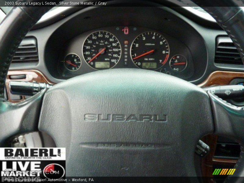 Silver Stone Metallic / Gray 2003 Subaru Legacy L Sedan