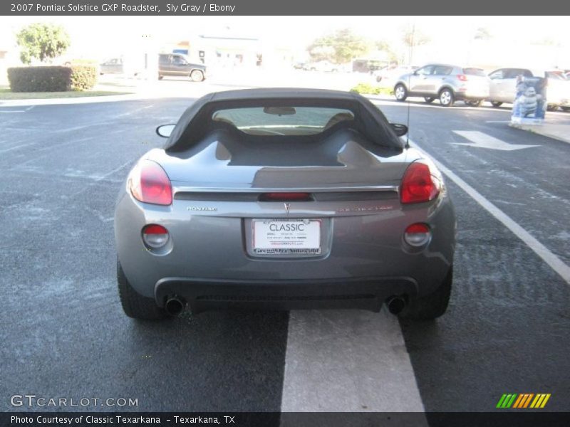Sly Gray / Ebony 2007 Pontiac Solstice GXP Roadster