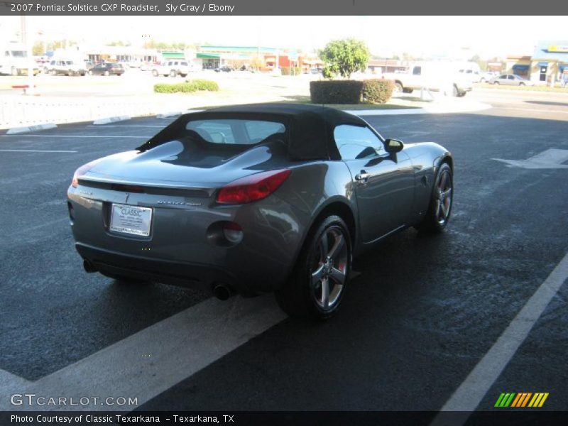 Sly Gray / Ebony 2007 Pontiac Solstice GXP Roadster