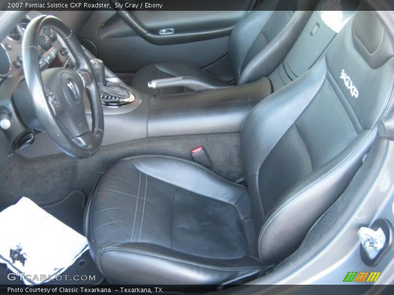  2007 Solstice GXP Roadster Ebony Interior