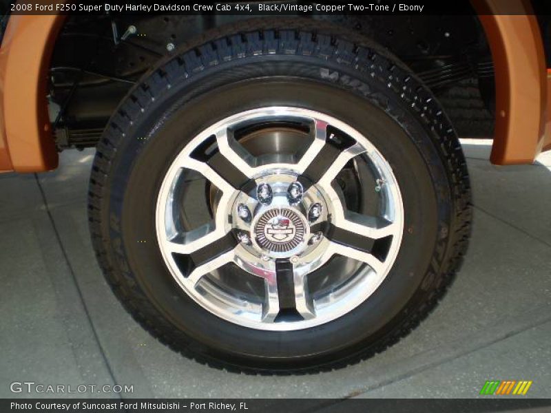 Black/Vintage Copper Two-Tone / Ebony 2008 Ford F250 Super Duty Harley Davidson Crew Cab 4x4