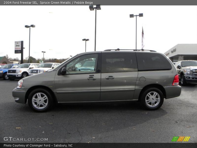 Spruce Green Metallic / Pebble Beige 2004 Ford Freestar SEL