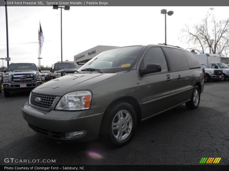 Spruce Green Metallic / Pebble Beige 2004 Ford Freestar SEL