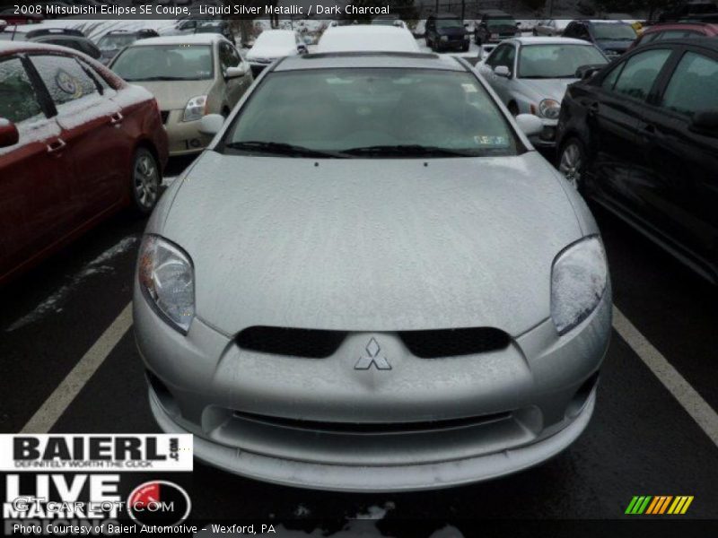 Liquid Silver Metallic / Dark Charcoal 2008 Mitsubishi Eclipse SE Coupe
