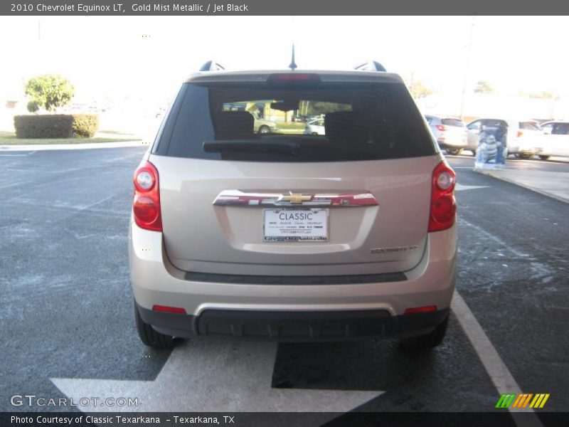 Gold Mist Metallic / Jet Black 2010 Chevrolet Equinox LT