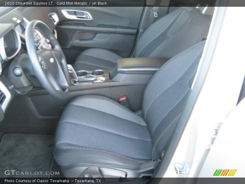 Gold Mist Metallic / Jet Black 2010 Chevrolet Equinox LT