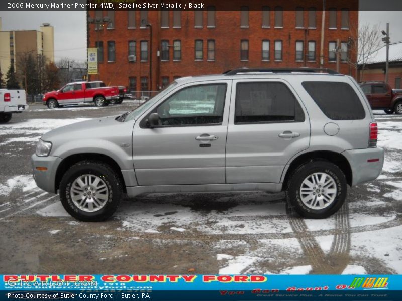 Satellite Silver Metallic / Black 2006 Mercury Mariner Premier 4WD