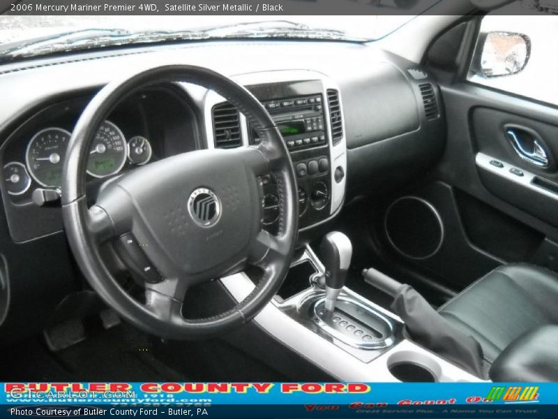Satellite Silver Metallic / Black 2006 Mercury Mariner Premier 4WD