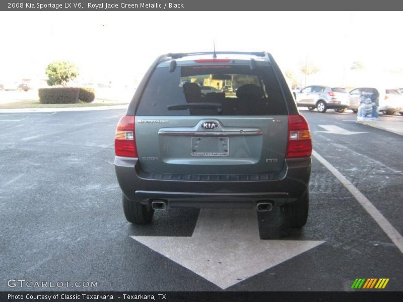 Royal Jade Green Metallic / Black 2008 Kia Sportage LX V6