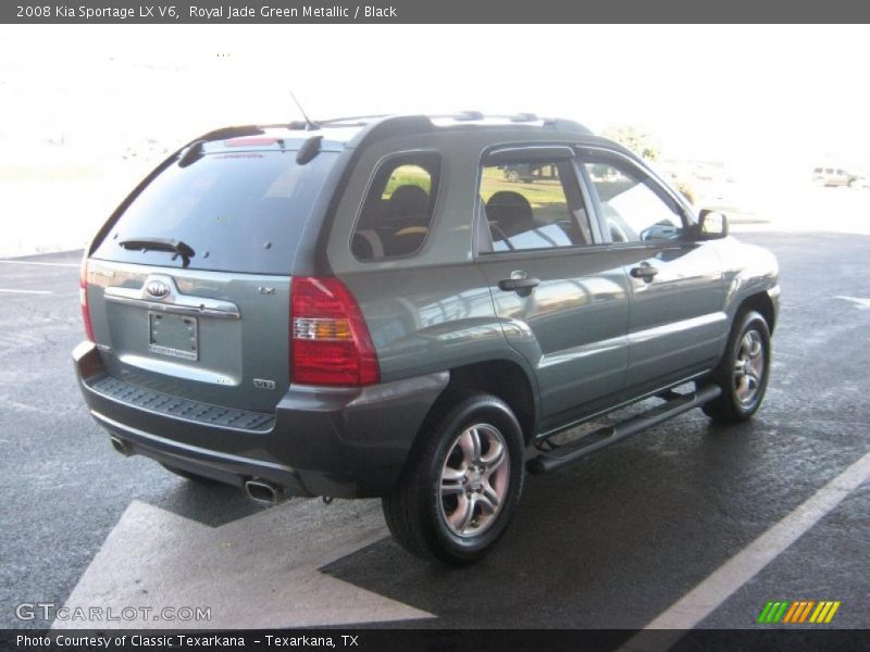 Royal Jade Green Metallic / Black 2008 Kia Sportage LX V6