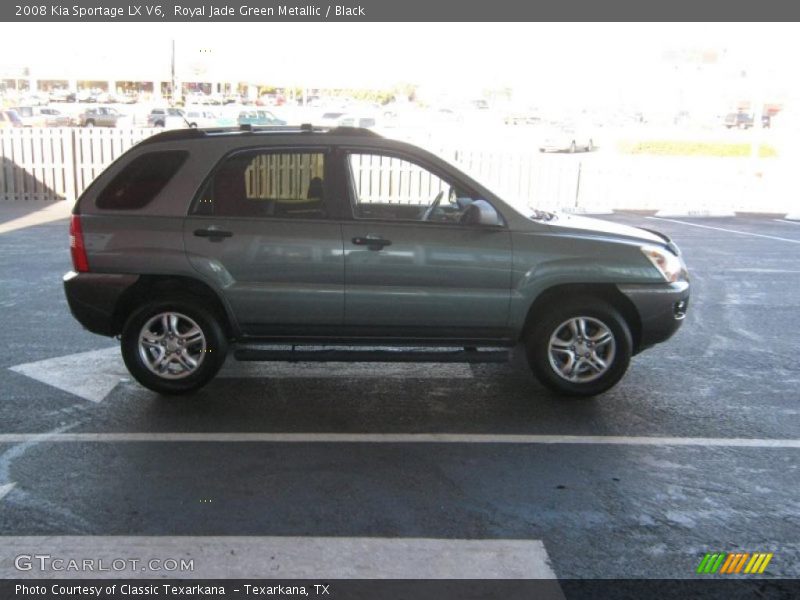Royal Jade Green Metallic / Black 2008 Kia Sportage LX V6