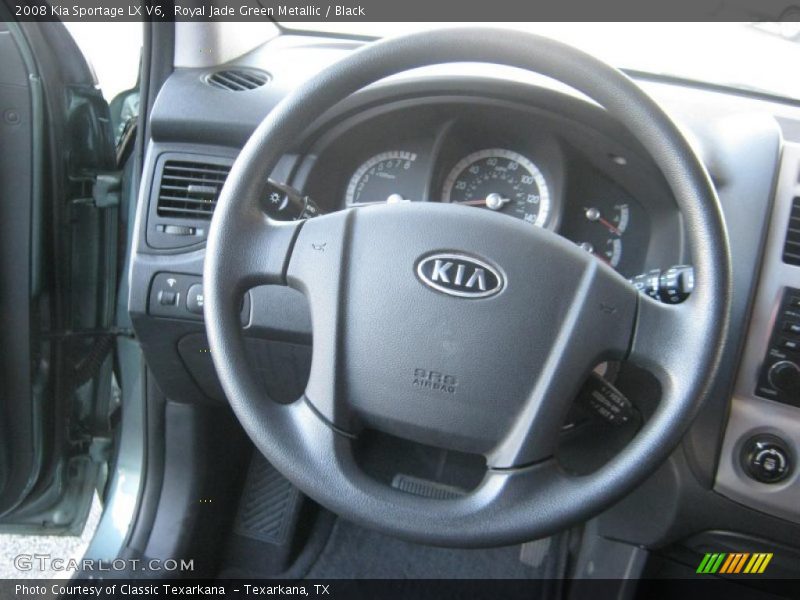 Royal Jade Green Metallic / Black 2008 Kia Sportage LX V6