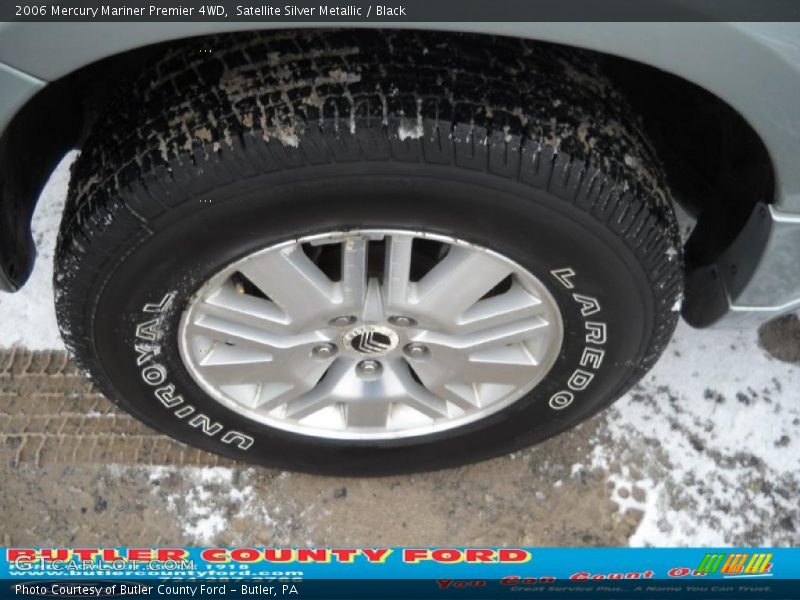 Satellite Silver Metallic / Black 2006 Mercury Mariner Premier 4WD