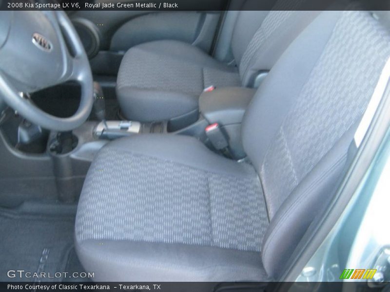 Royal Jade Green Metallic / Black 2008 Kia Sportage LX V6