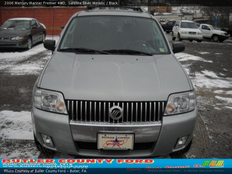 Satellite Silver Metallic / Black 2006 Mercury Mariner Premier 4WD