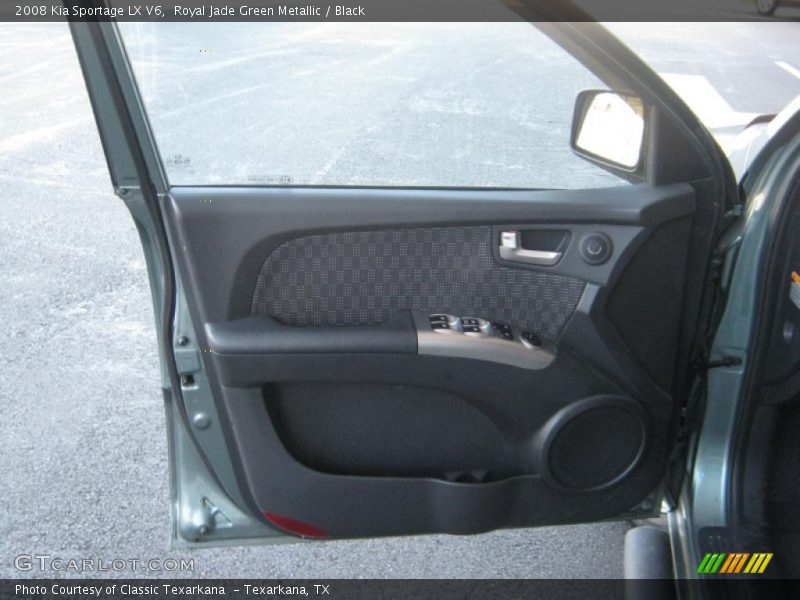 Royal Jade Green Metallic / Black 2008 Kia Sportage LX V6