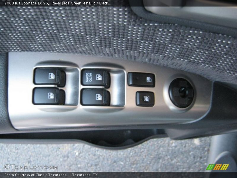 Royal Jade Green Metallic / Black 2008 Kia Sportage LX V6