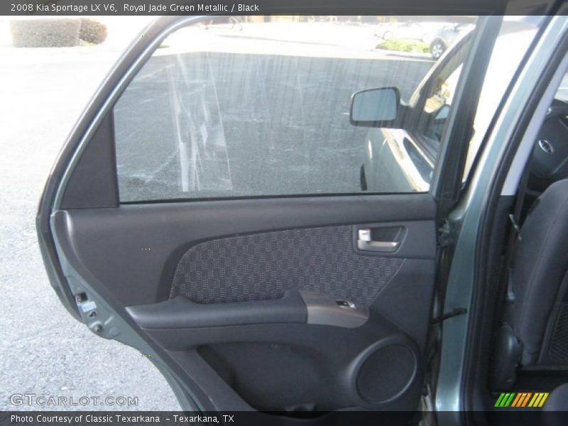 Royal Jade Green Metallic / Black 2008 Kia Sportage LX V6