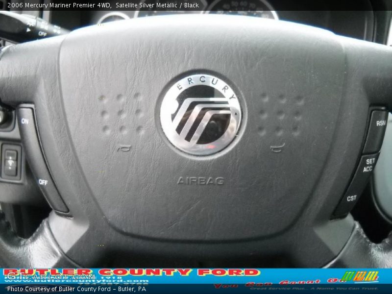 Satellite Silver Metallic / Black 2006 Mercury Mariner Premier 4WD