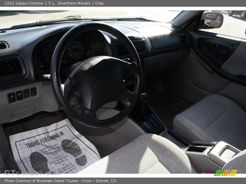 Silverthorn Metallic / Gray 2001 Subaru Forester 2.5 L
