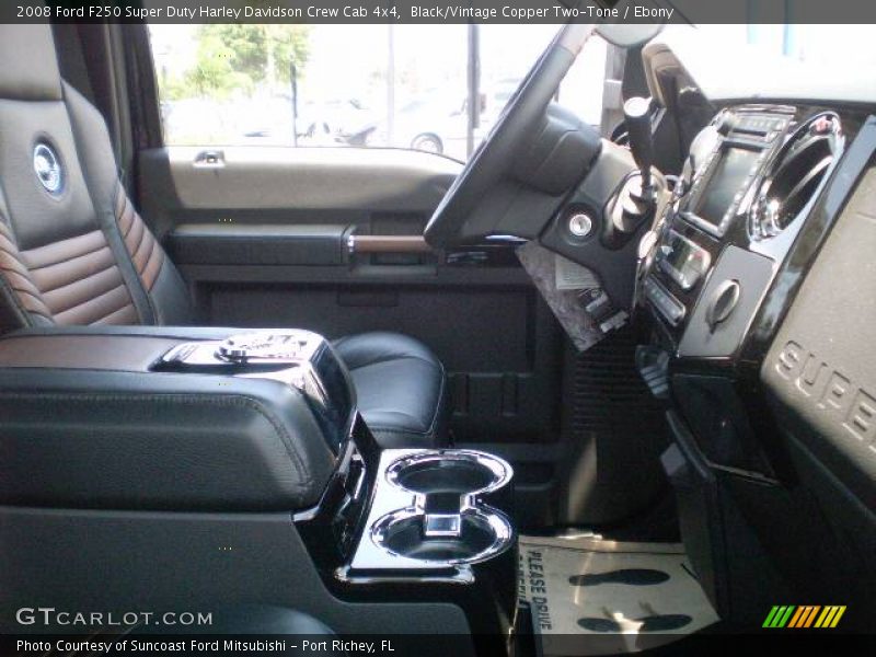 Black/Vintage Copper Two-Tone / Ebony 2008 Ford F250 Super Duty Harley Davidson Crew Cab 4x4