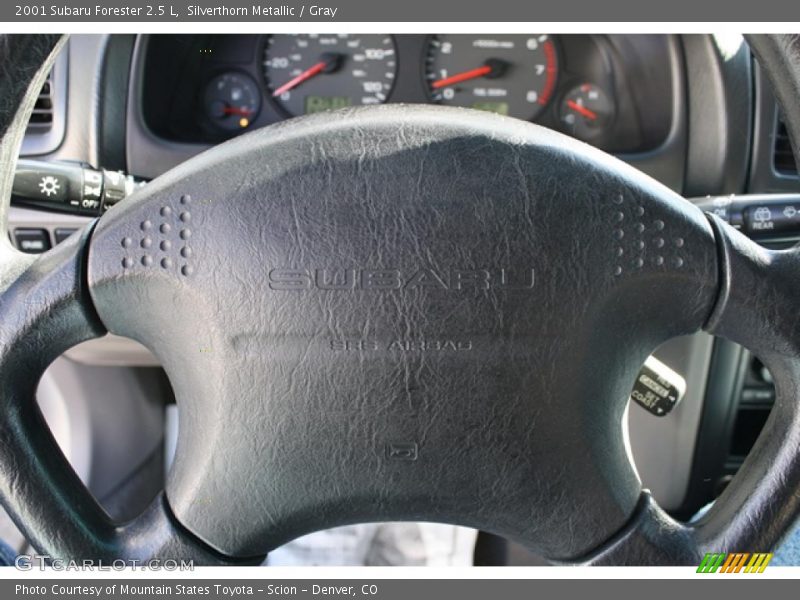 Silverthorn Metallic / Gray 2001 Subaru Forester 2.5 L