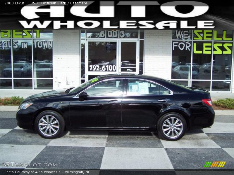 Obsidian Black / Cashmere 2008 Lexus ES 350