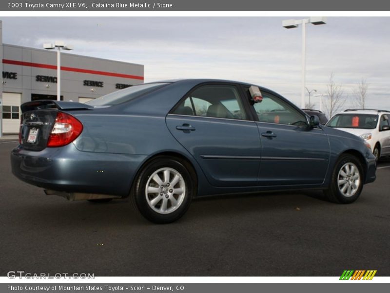 Catalina Blue Metallic / Stone 2003 Toyota Camry XLE V6