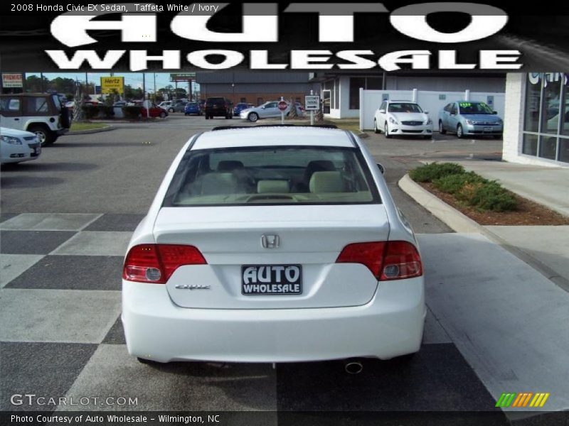 Taffeta White / Ivory 2008 Honda Civic EX Sedan