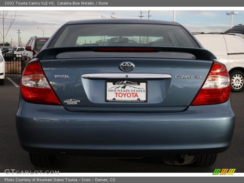 Catalina Blue Metallic / Stone 2003 Toyota Camry XLE V6